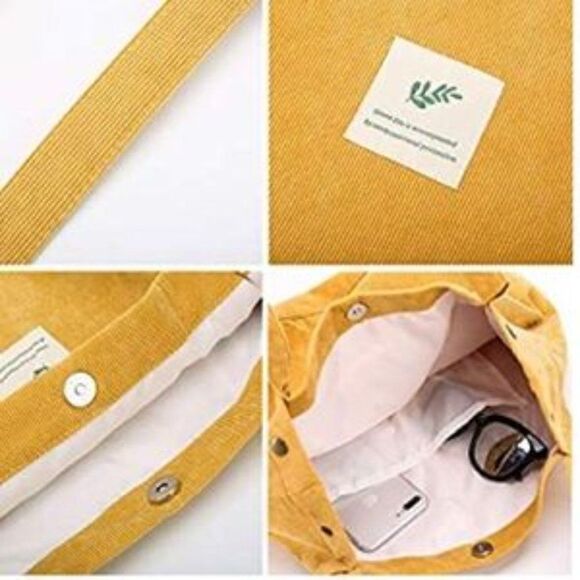 New Corduroy Tote Bag - Picture 3 of 4